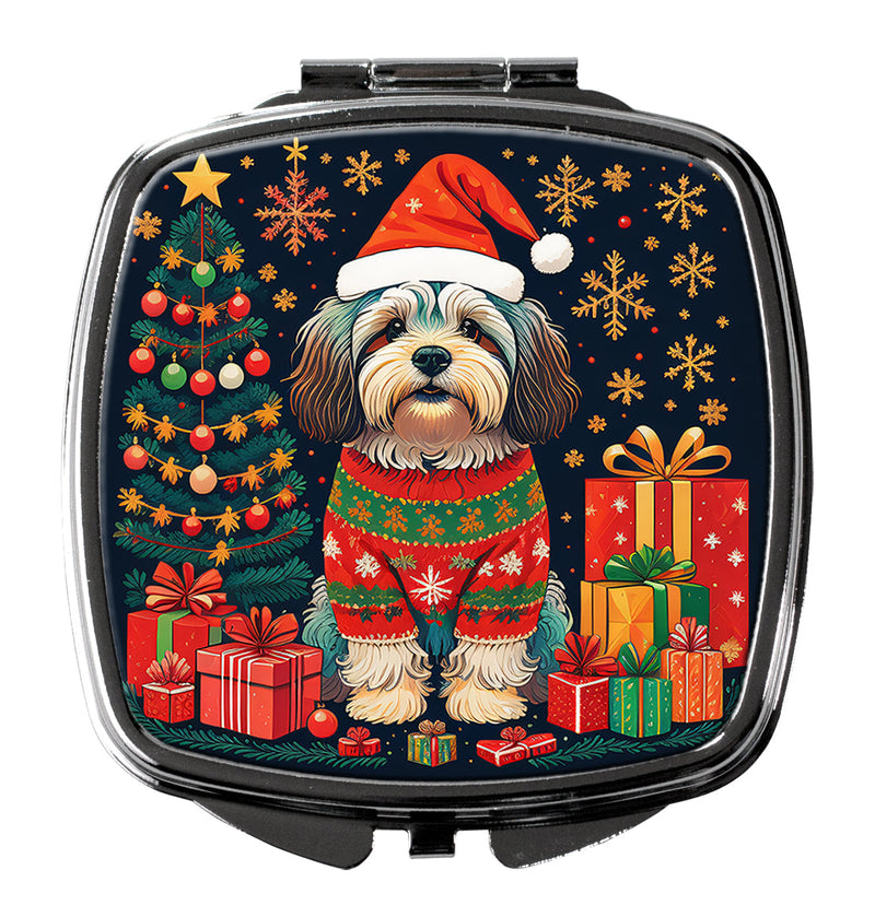 Havanese Christmas Compact Mirror