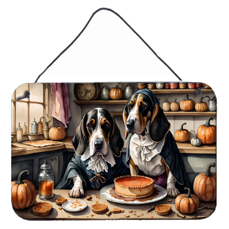 Basset Hound Fall Kitchen Pumpkins Wall or Door Hanging Prints