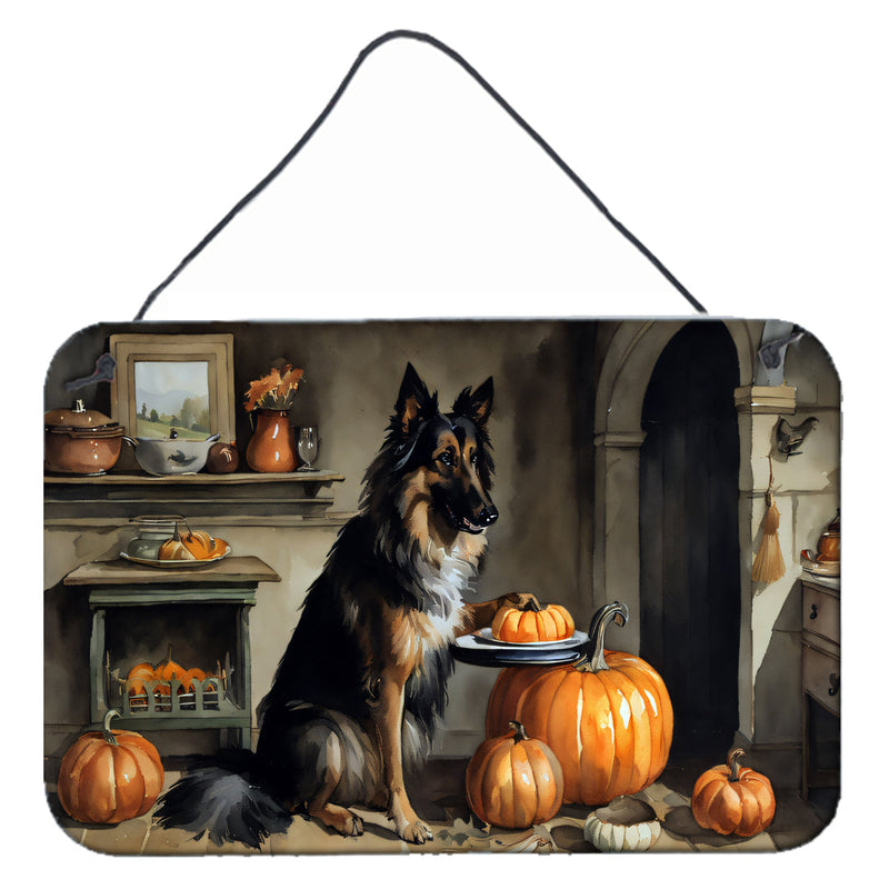 Belgian Tervuren Fall Kitchen Pumpkins Wall or Door Hanging Prints