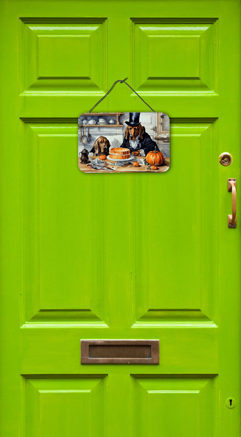 Bloodhound Fall Kitchen Pumpkins Wall or Door Hanging Prints