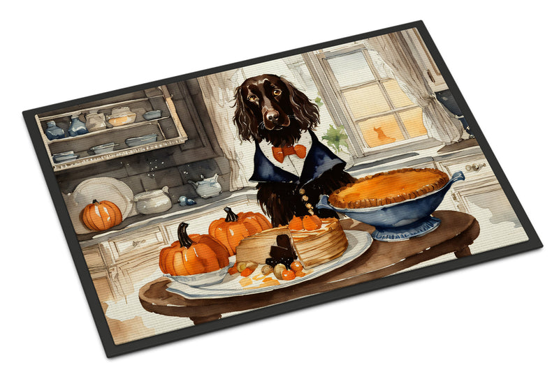 Boykin Spaniel Fall Kitchen Pumpkins Doormat 18x27