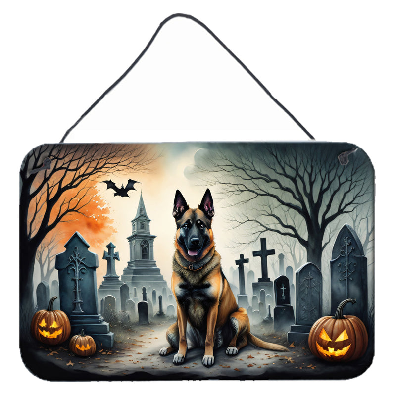 Belgian Malinois Spooky Halloween Wall or Door Hanging Prints