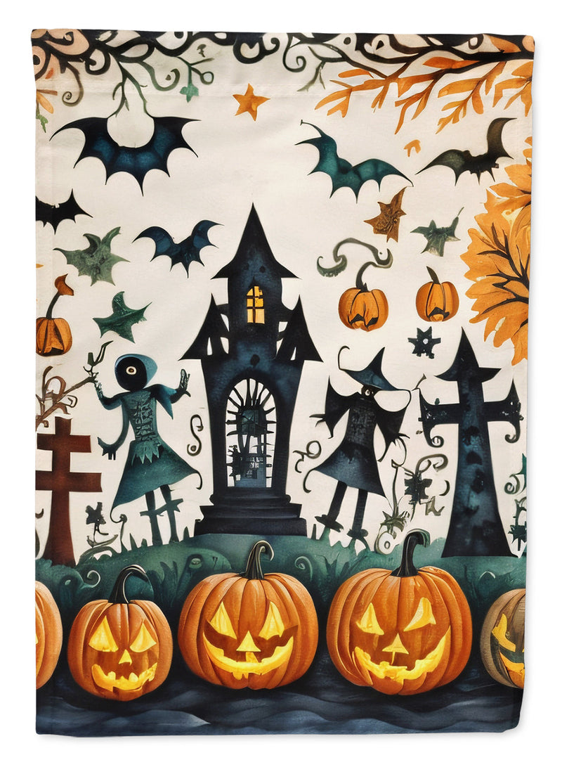 Papel Picado Skeletons Spooky Halloween House Flag