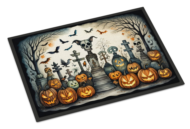 Pet Cemetery Spooky Halloween Indoor or Outdoor Mat 24x36