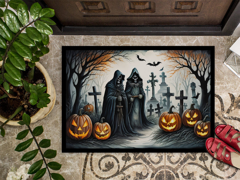 The Grim Reaper Spooky Halloween Indoor or Outdoor Mat 24x36