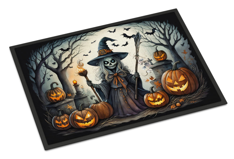 Witch Spooky Halloween Indoor or Outdoor Mat 24x36