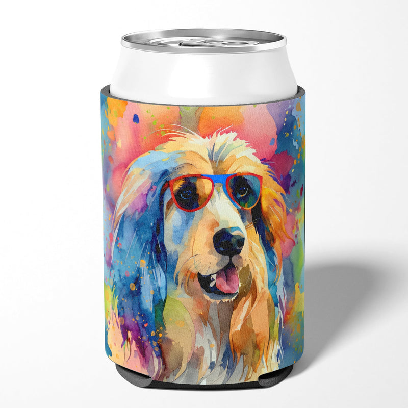 Afghan Hound Hippie Dawg Can or Bottle Hugger