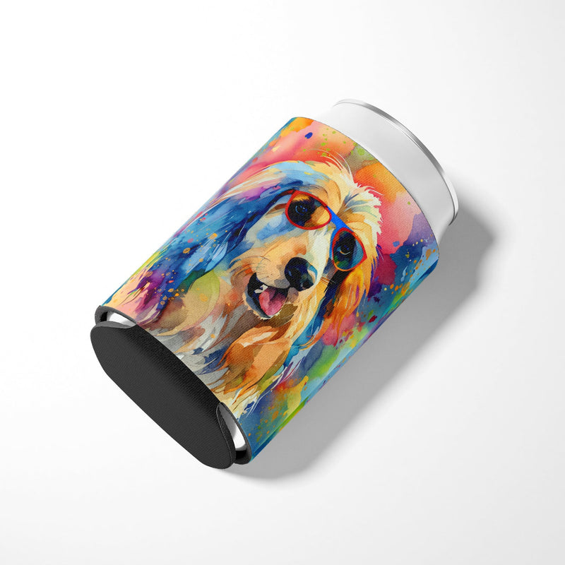 Afghan Hound Hippie Dawg Can or Bottle Hugger