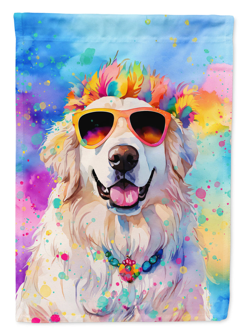 Great Pyrenees Hippie Dawg House Flag