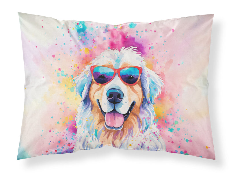 Great Pyrenees Hippie Dawg Standard Pillowcase