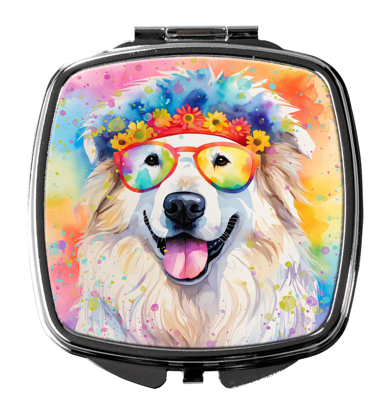 Great Pyrenees Hippie Dawg Compact Mirror