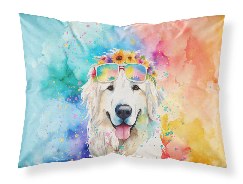 Great Pyrenees Hippie Dawg Standard Pillowcase