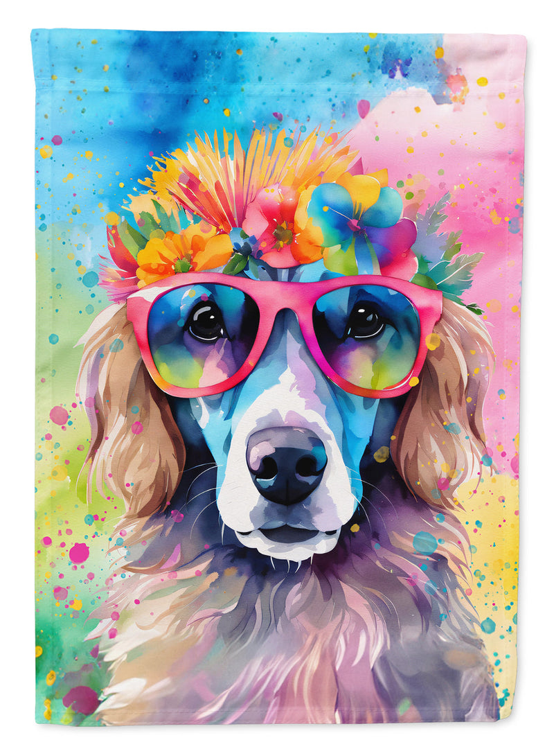 Poodle Hippie Dawg House Flag