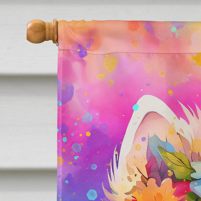 Samoyed Hippie Dawg House Flag