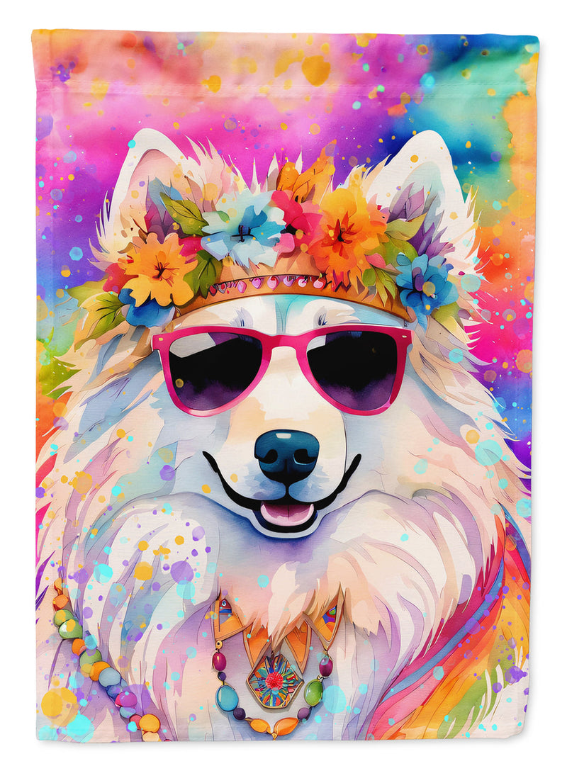 Samoyed Hippie Dawg House Flag