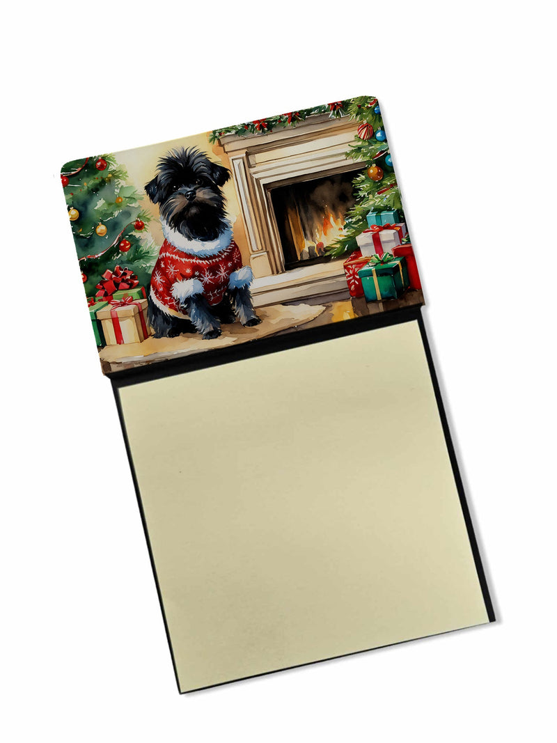 Affenpinscher Cozy Christmas Sticky Note Holder