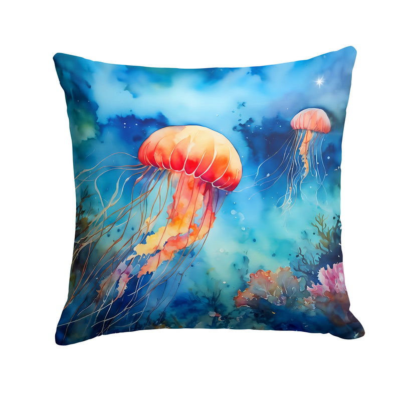 Jellyfish Throw Pillow