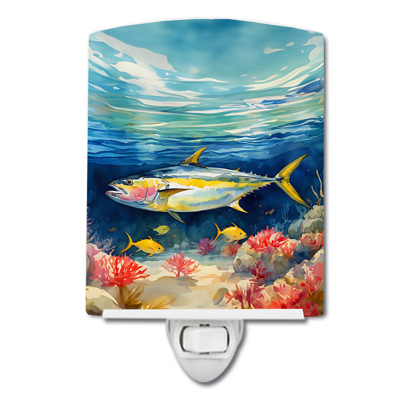 Yellowfin Tuna Ceramic Night Light