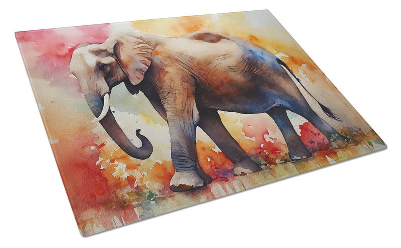 Elephant Glass Cutting Board Large