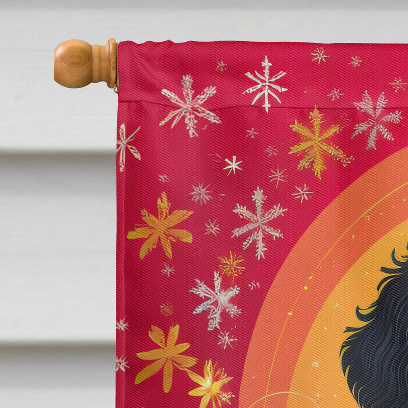 Puli Holiday Christmas House Flag