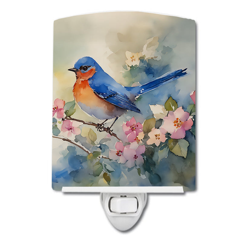 Bluebird Ceramic Night Light