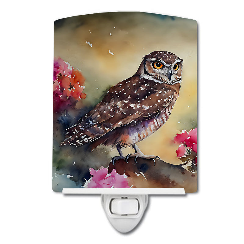 Burrowing Owl Ceramic Night Light