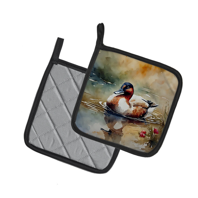 Canvasback Pair of Pot Holders