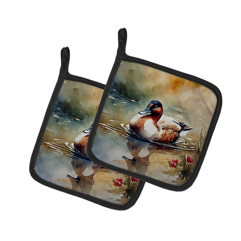 Canvasback Pair of Pot Holders