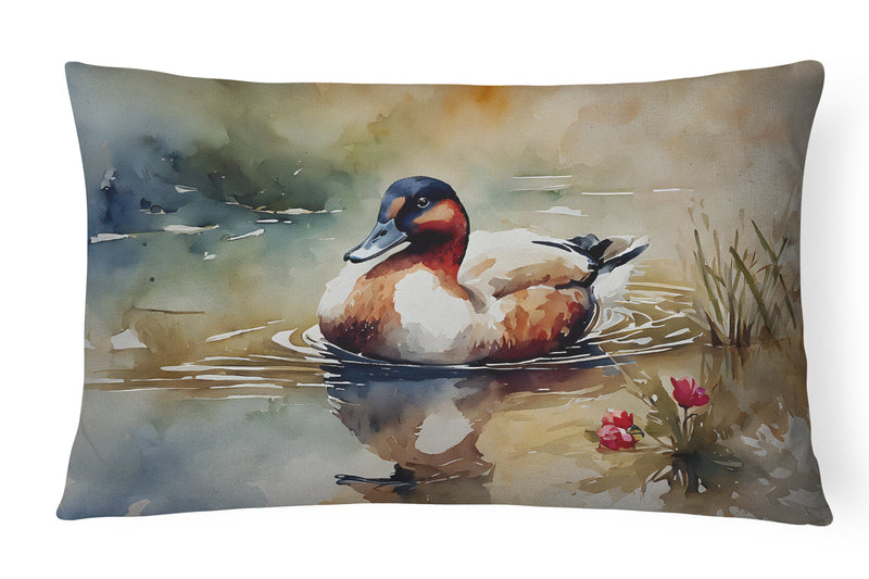 Canvasback Throw Pillow