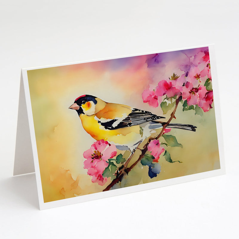 Goldfinch Greeting Cards Pack of 8