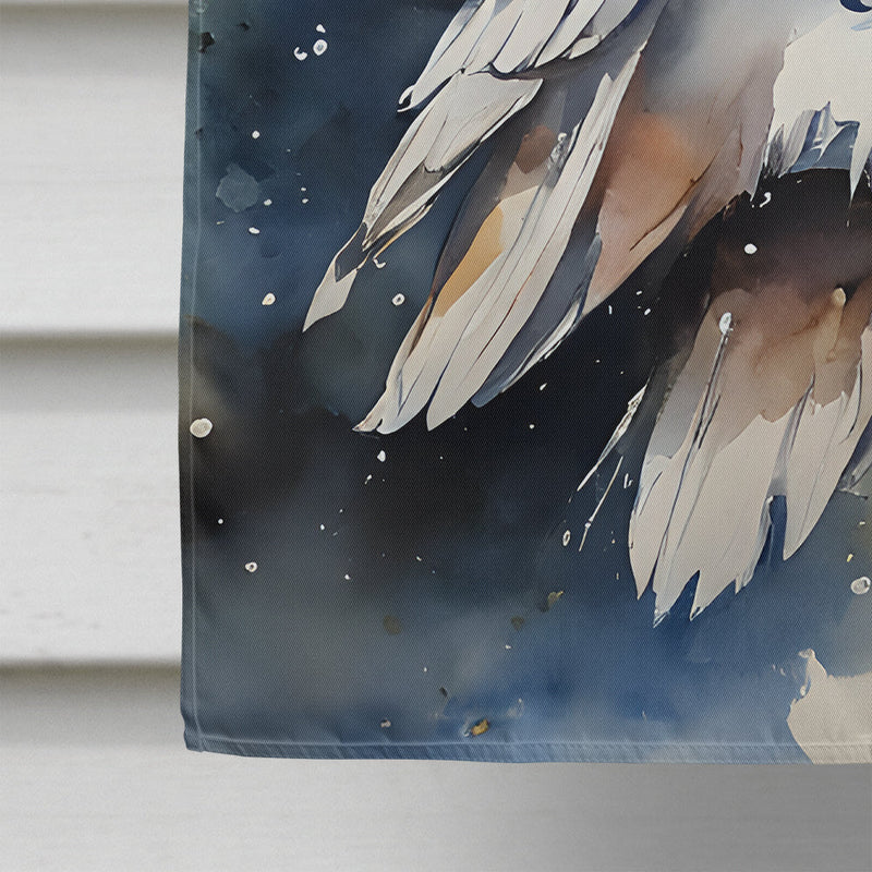 Snowy Owl House Flag