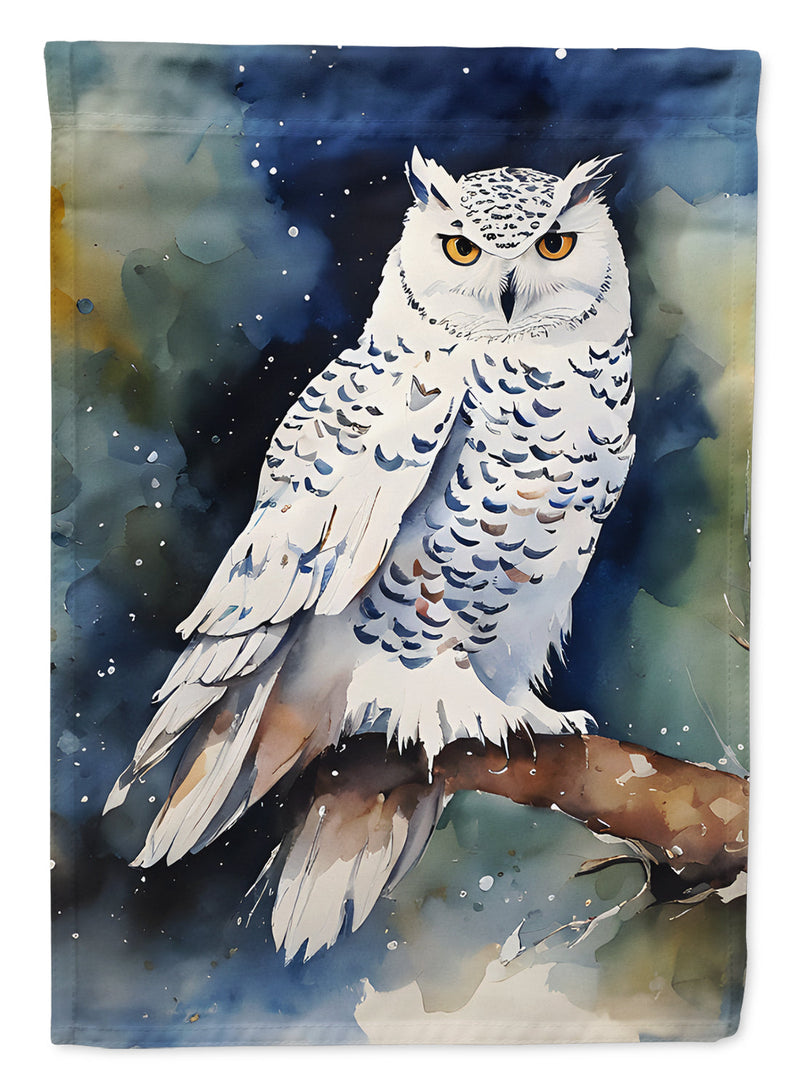 Snowy Owl House Flag