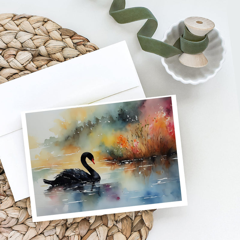 Black Swan Greeting Cards Pack of 8