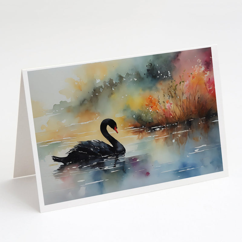 Black Swan Greeting Cards Pack of 8