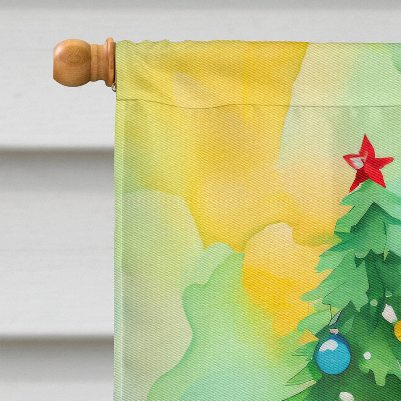 Finnish Lapphund Christmas House Flag