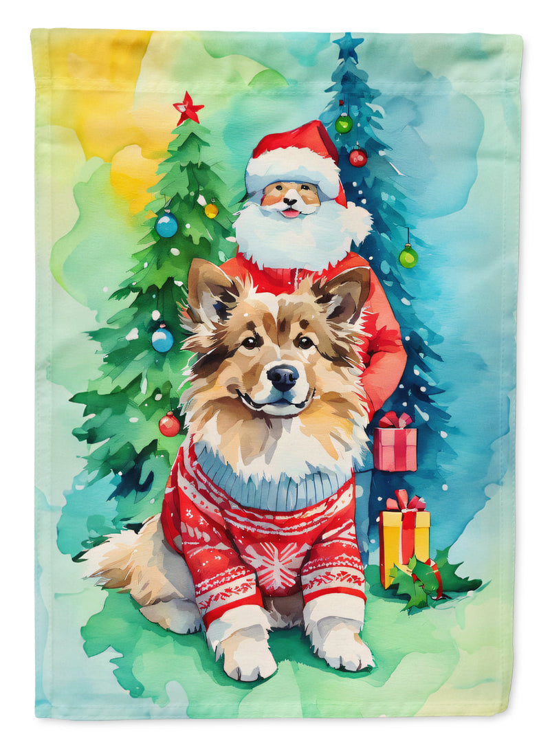 Finnish Lapphund Christmas House Flag