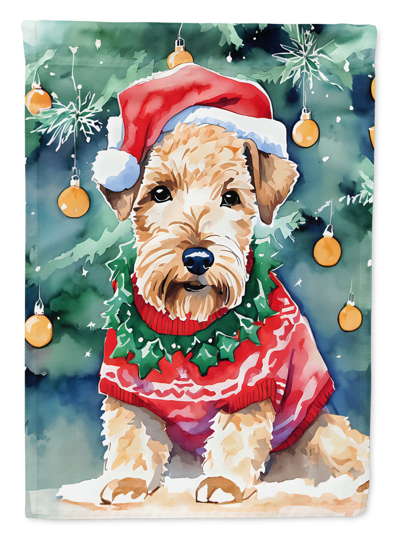 Lakeland Terrier Christmas Garden Flag