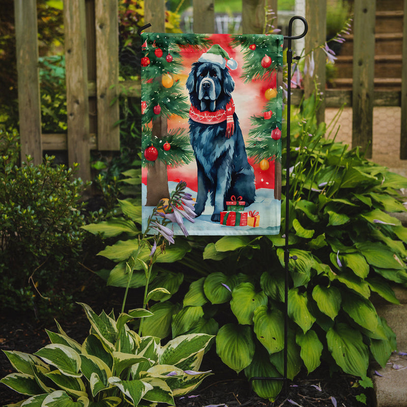 Newfoundland Christmas Garden Flag