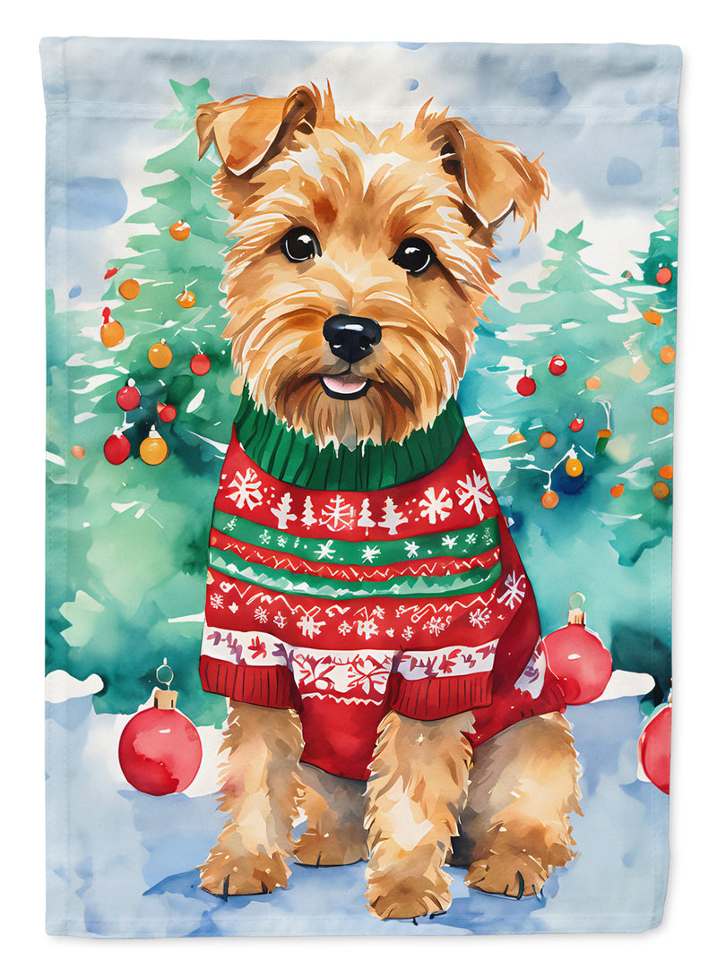 Norfolk Terrier Christmas Garden Flag