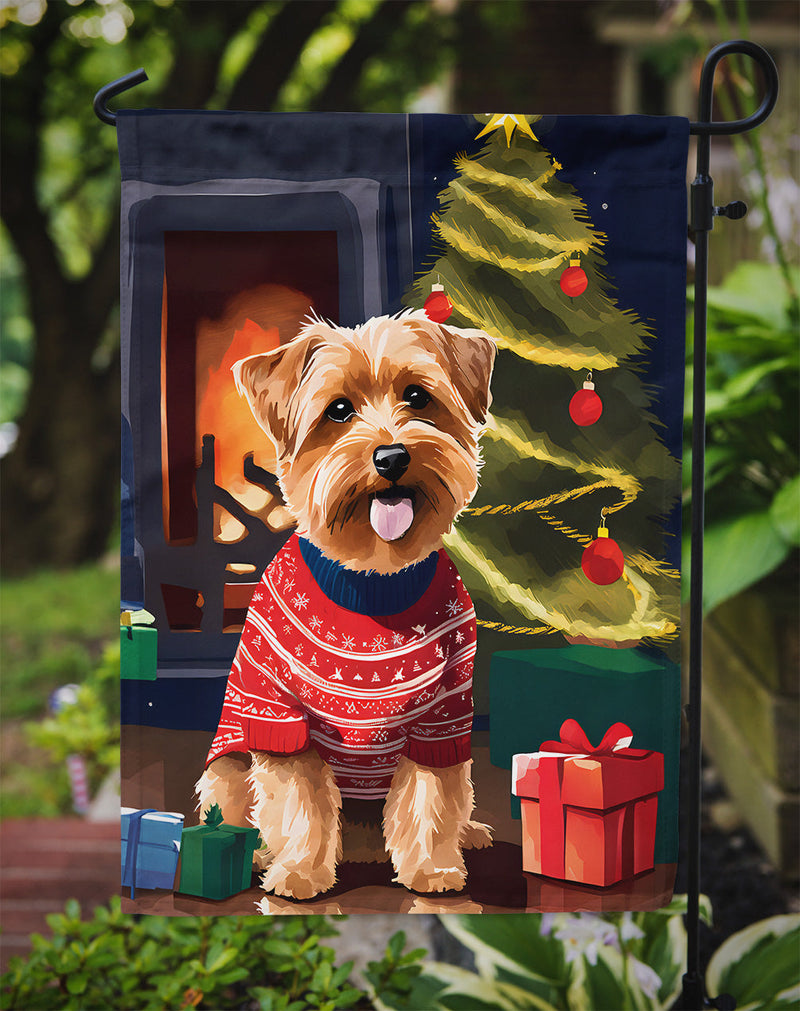 Norfolk Terrier Christmas Garden Flag