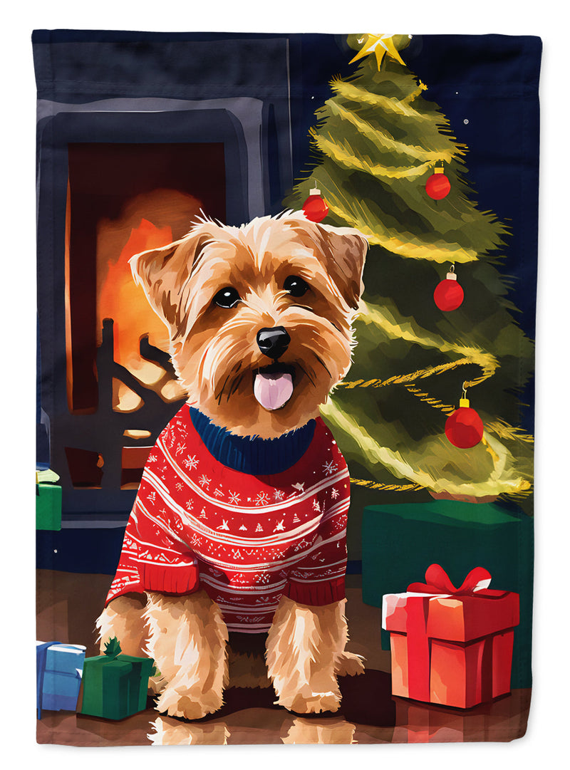 Norfolk Terrier Christmas Garden Flag