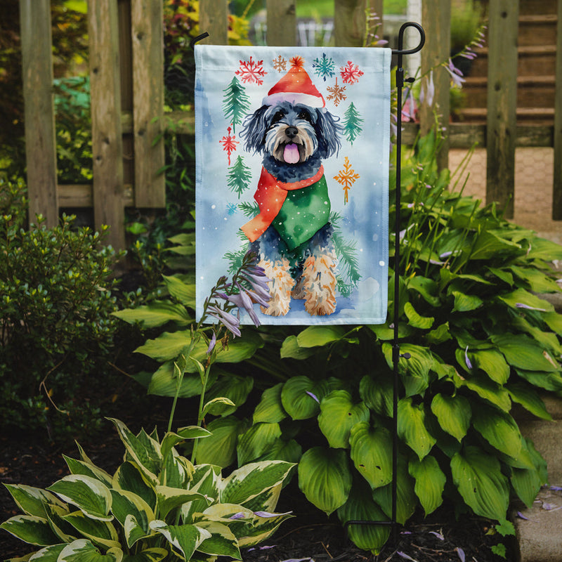 Puli Christmas Garden Flag