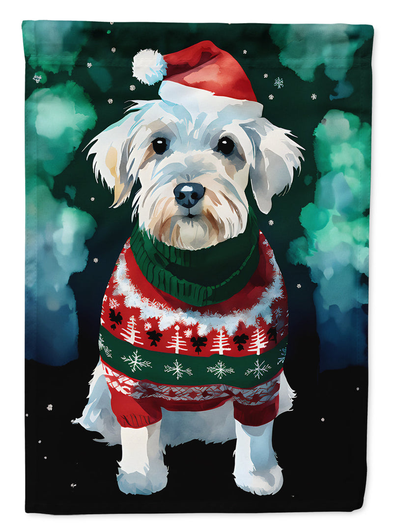 Sealyham Terrier Christmas House Flag