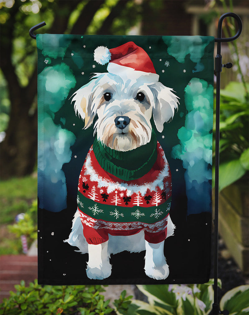 Sealyham Terrier Christmas Garden Flag