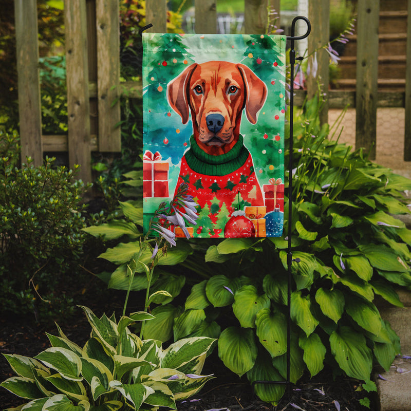 Vizsla Christmas Garden Flag