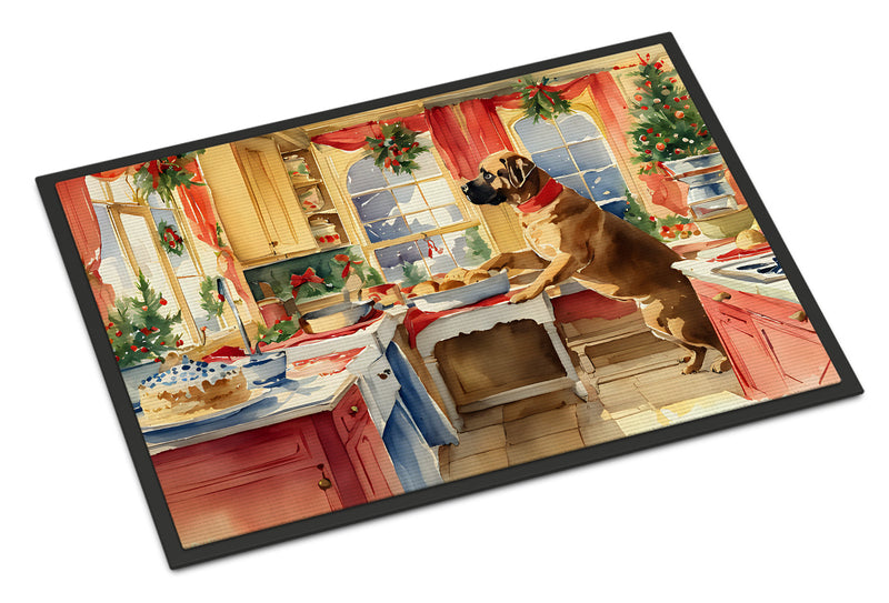 Mastiff Christmas Cookies Doormat