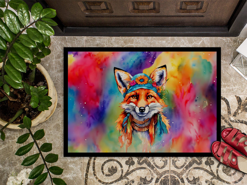 Hippie Animal Fox Doormat