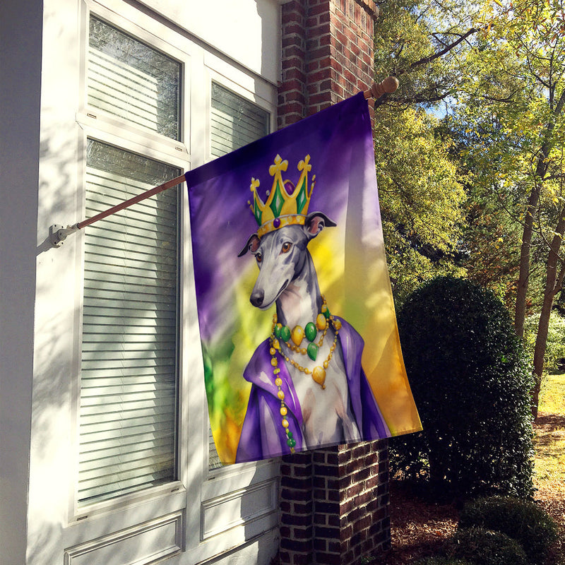 Greyhound King of Mardi Gras House Flag