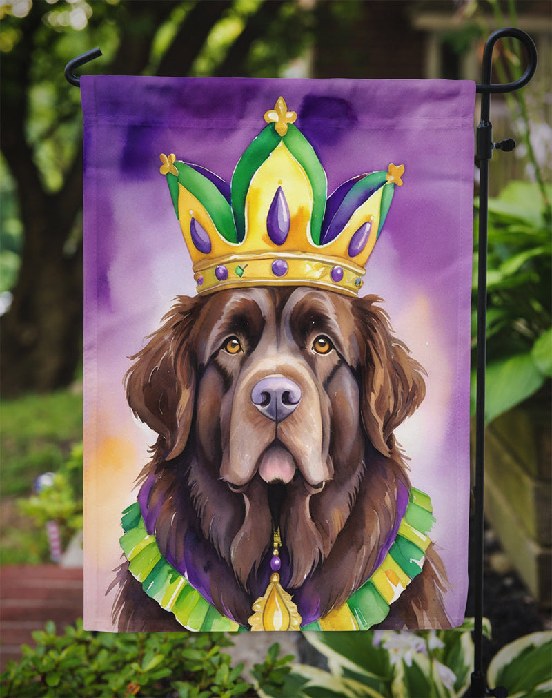 Newfoundland King of Mardi Gras Garden Flag