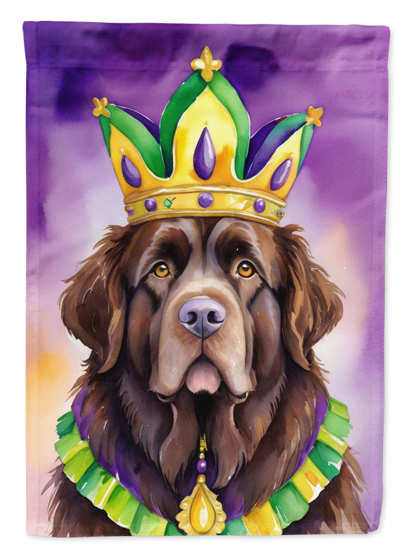 Newfoundland King of Mardi Gras Garden Flag